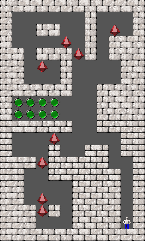 Сокобан More Bugs collections уровень 21